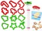 JOYIN 13 Pcs Stainless Steel Christmas Cookie Cutters with Comfort Grip 3.5í plus a Rolling Pin for Large Holiday Cookies, Snowflake Cookies, Gingerbread Man Cookies, Christmas Party and Baking Gift